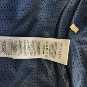 Gucci track suit hoodie, Small, blue. Wool. Thick.